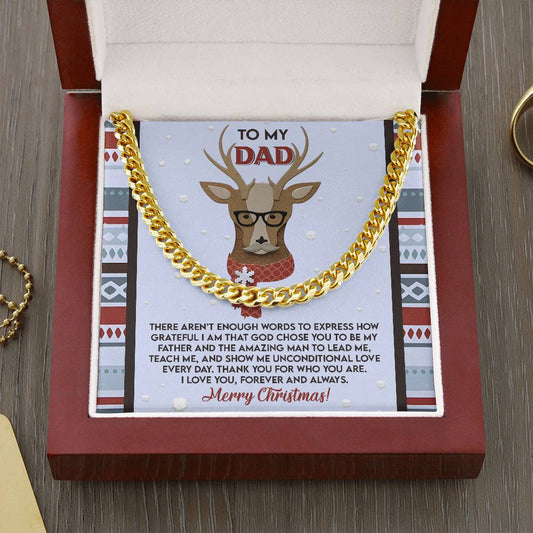 To My Dad | Be My Father | Cuban Link Chain