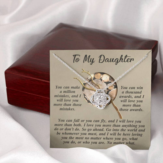 To My Daughter | A Thousand Awards | Love Knot Necklace