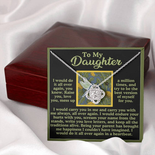 To My Daughter | All Over Again | Love Knot Necklace