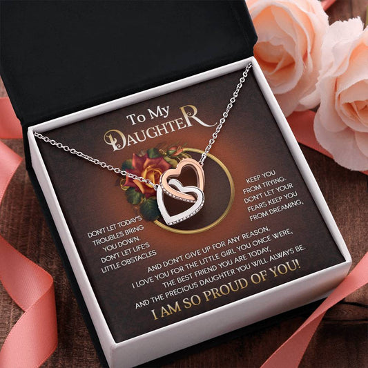 Daughter | The Little Girl | Interlocking Hearts Necklace