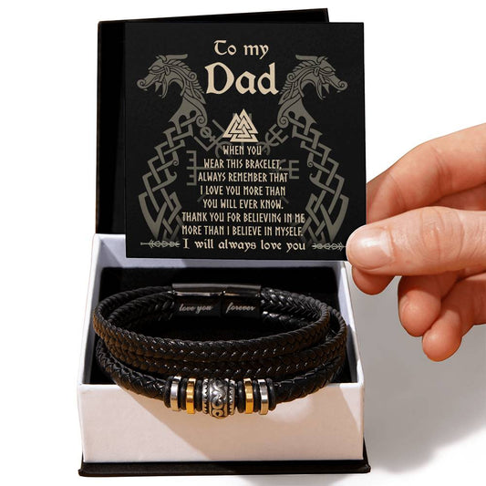 Dad | Will Ever Know | Love You Forever Bracelet