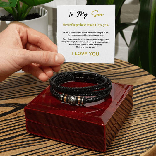 To My Son | Love You Forever Bracelet