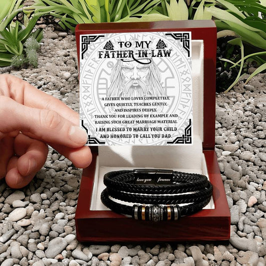 Father-in-Law | Leading By Example | Love You Forever Bracelet