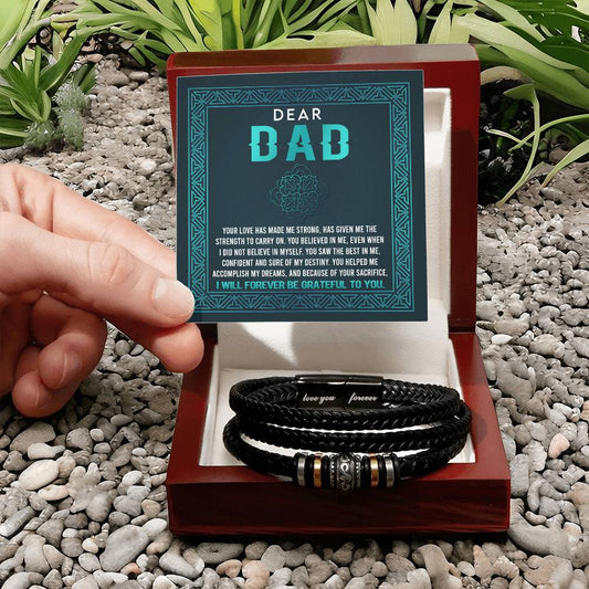 Dad | Grateful To You | Love You Forever Bracelet