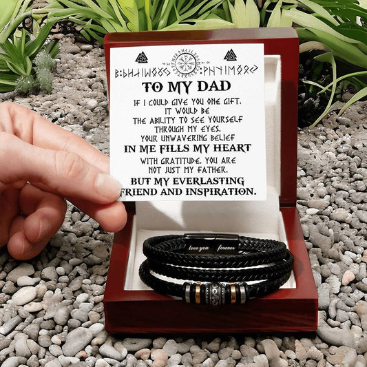 Dad | Through My Eyes | Love You Forever Bracelet