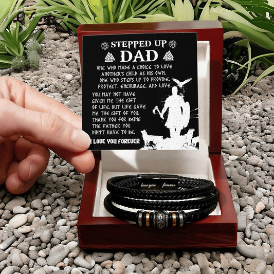 Step Dad | As His Own | Love You Forever Bracelet