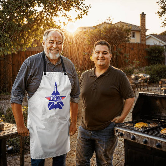 Dad | Top Dad | Apron with F-14 | White