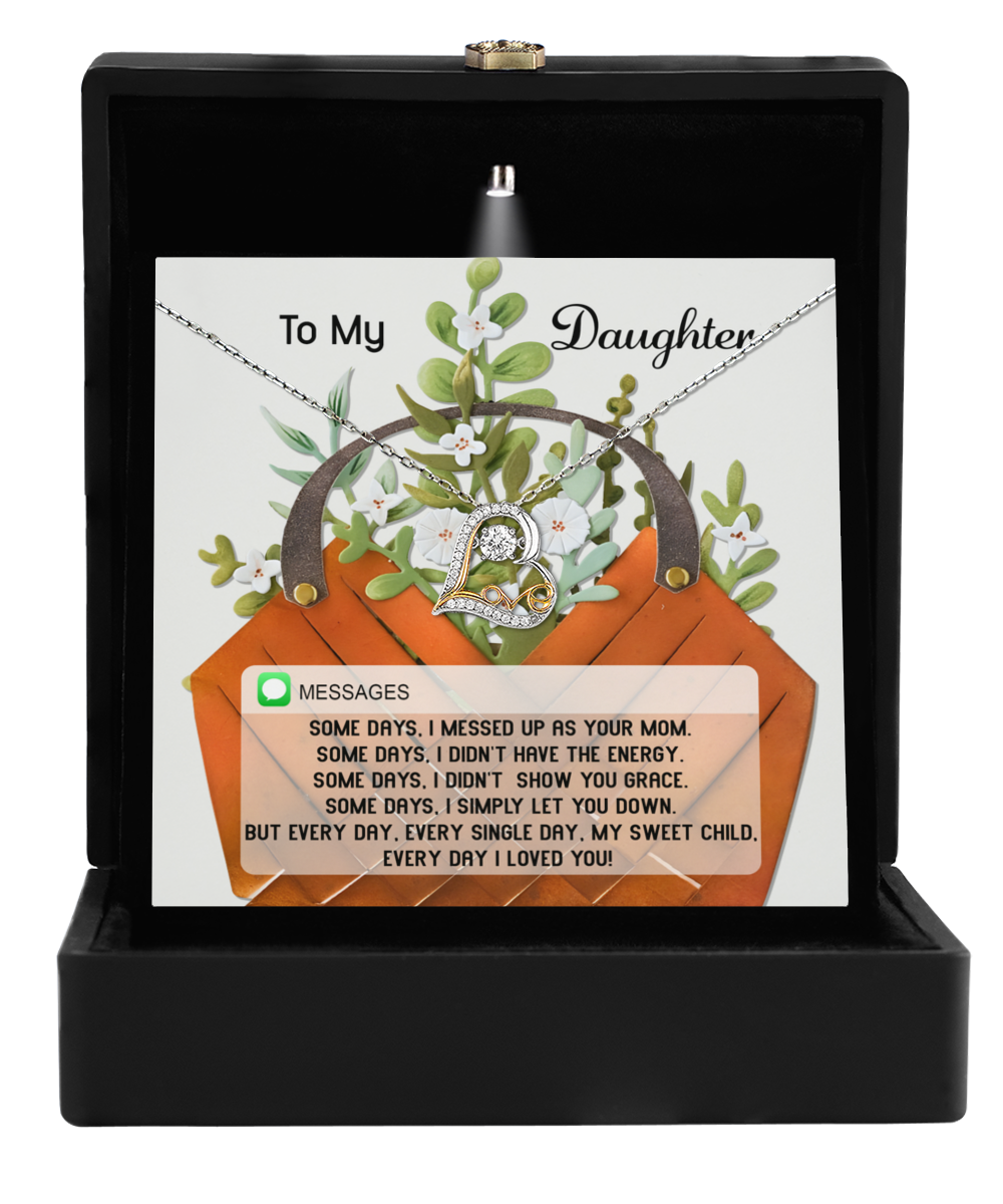 To My Daughter | Show You Grace | Love Dancing Necklace