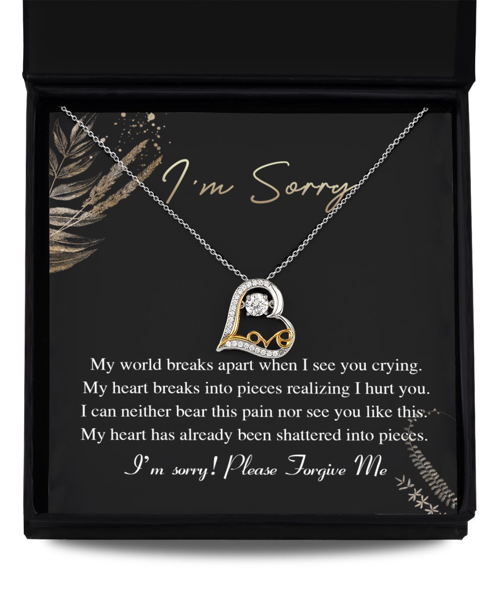 I'm Sorry | When I See You Crying | Love Dancing Necklace