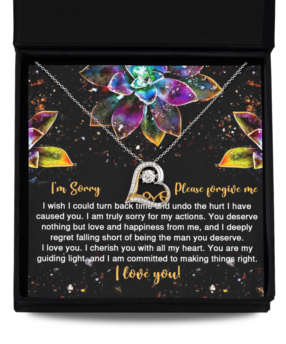 I'm Sorry | All My Heart | Love Dancing Necklace