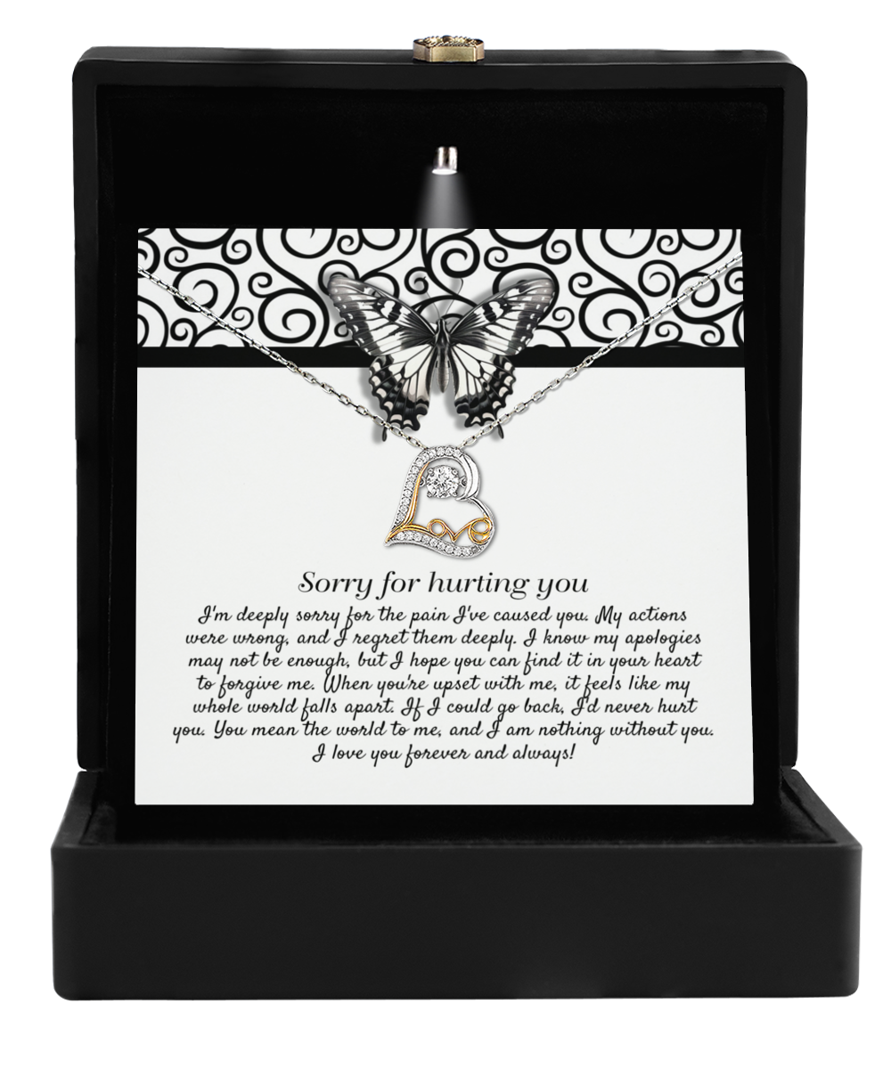 I'm Sorry | I Am Nothing Without You | Love Dancing Necklace