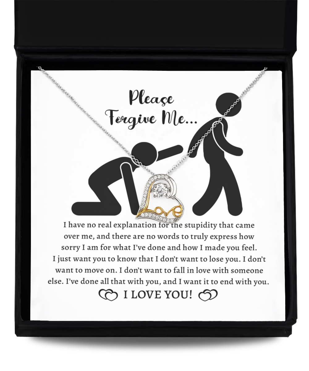 Please Forgive Me | Made You Feel | Love Dancing Necklace