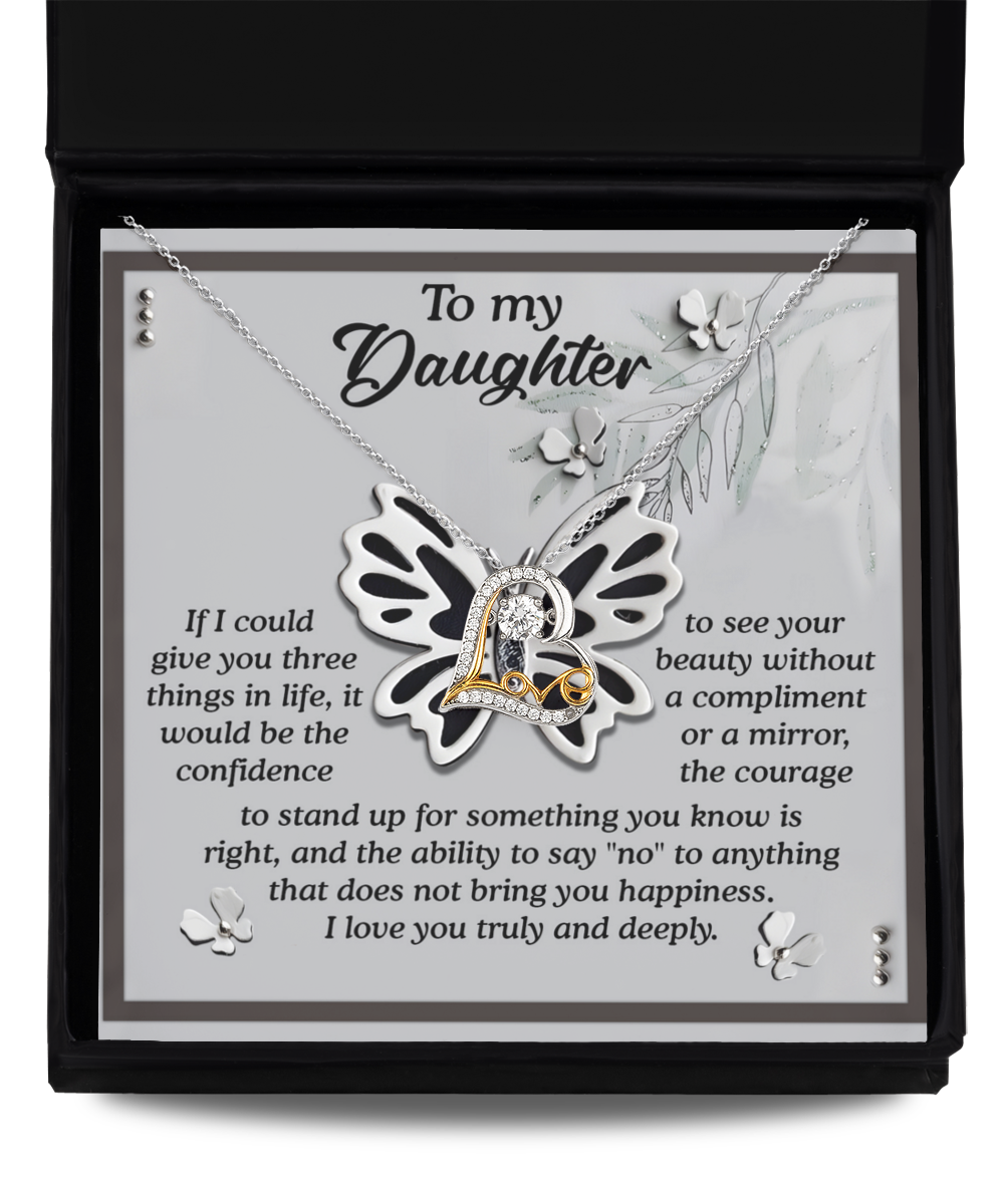 To My Daughter | To See Your Beauty | Love Dancing Necklace