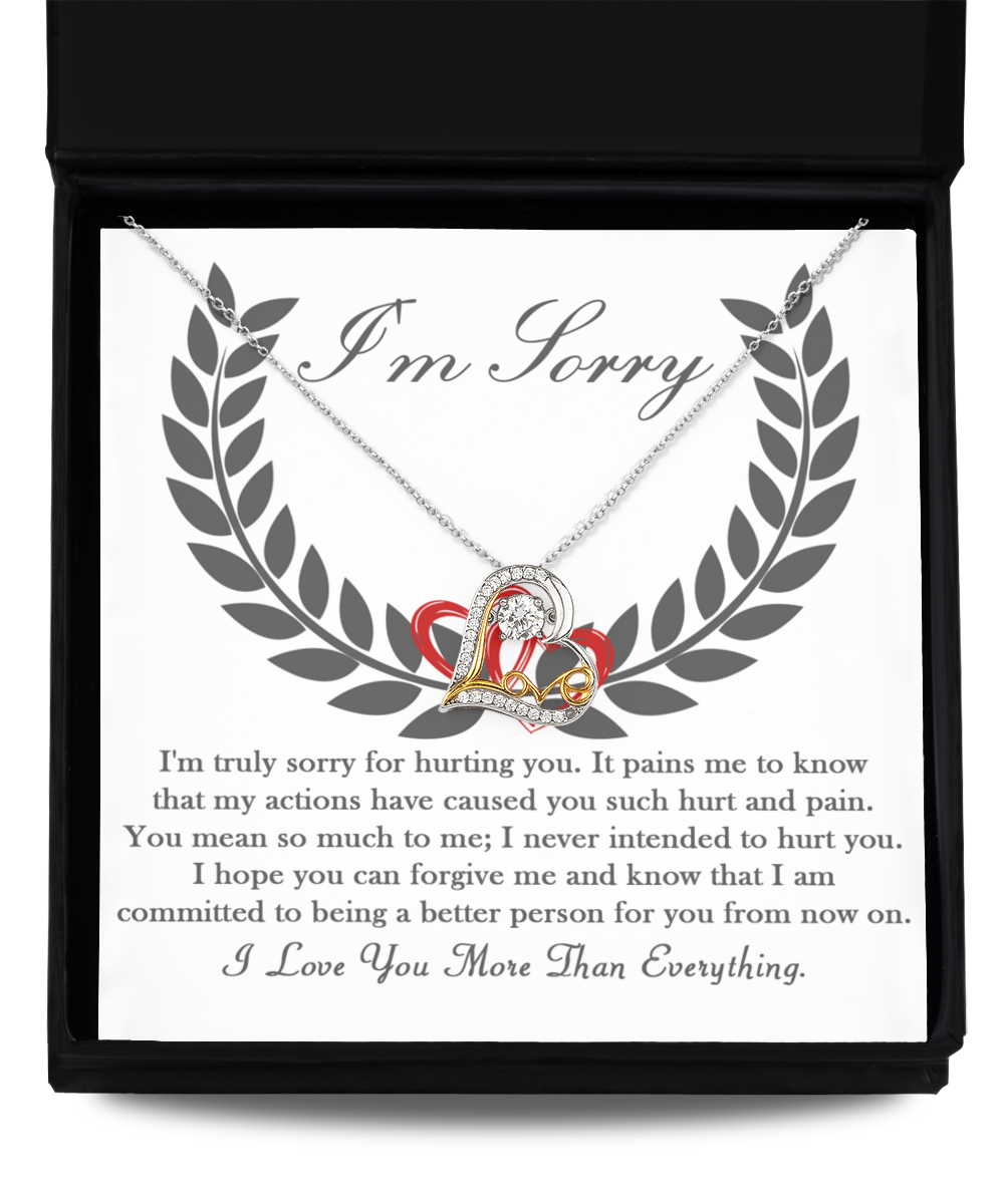 I'm Sorry | From Now On | Love Dancing Necklace