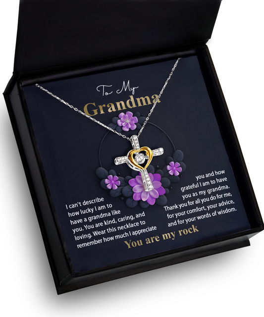 My Grandma | Words Of Wisdom | Cross Dancing Necklace