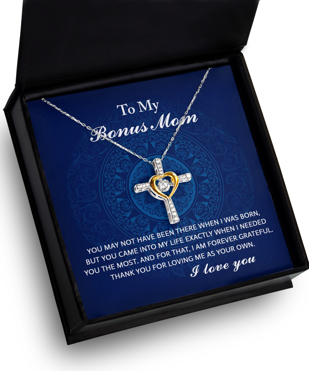 Bonus Mom | When I Needed You | Cross Dancing Necklace