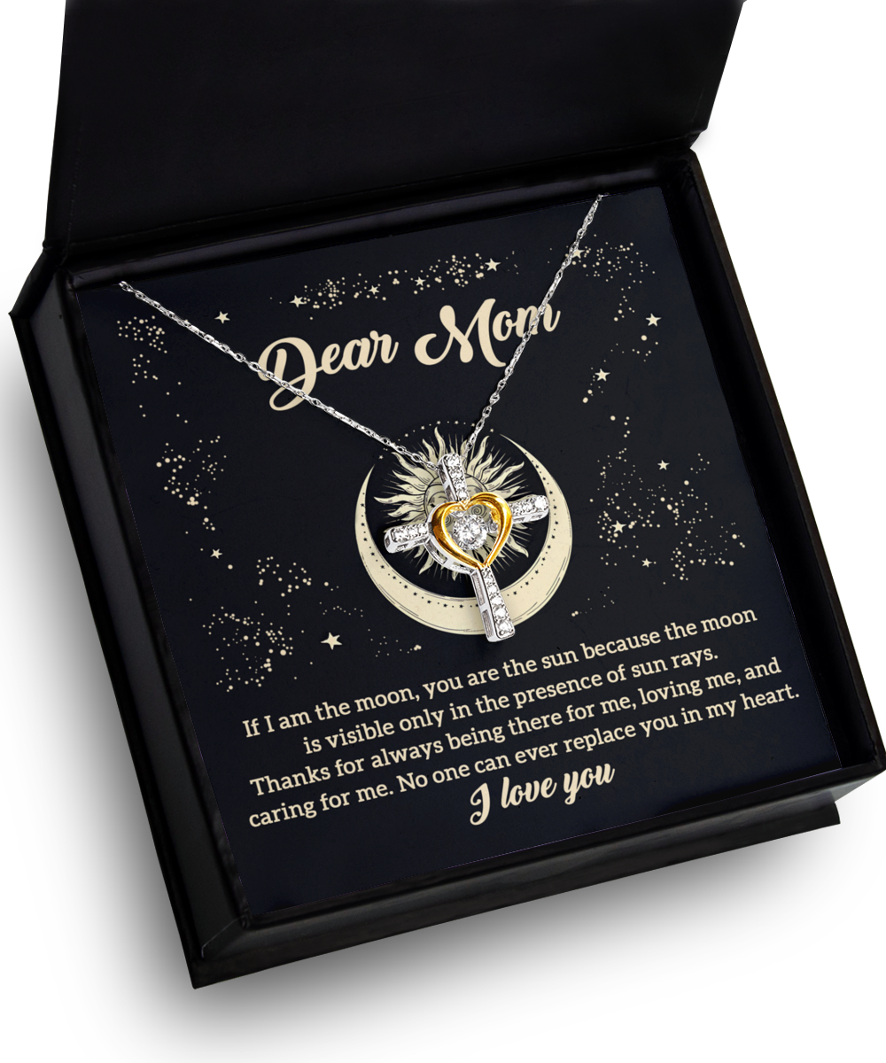 Mom | There For Me | Cross Dancing Necklace