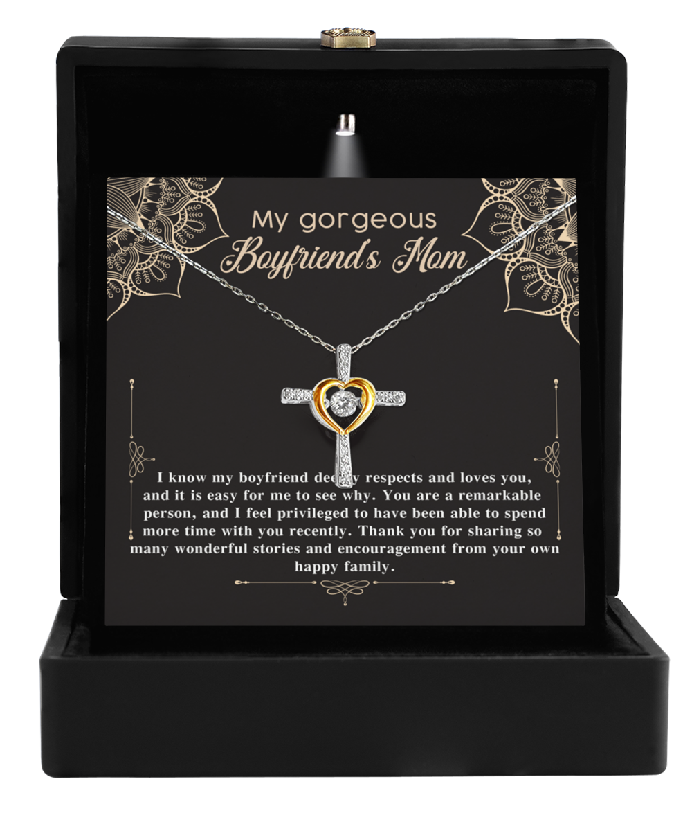 Boyfriend's Mom | Happy Family | Cross Dancing Necklace