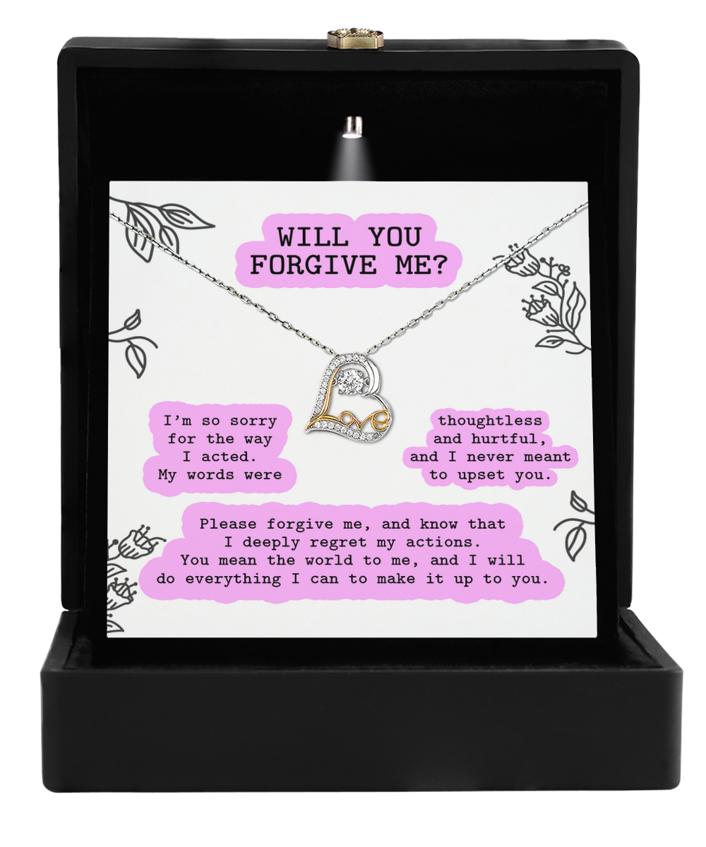 Will You Forgive Me? | Never Meant To | Love Dancing Necklace