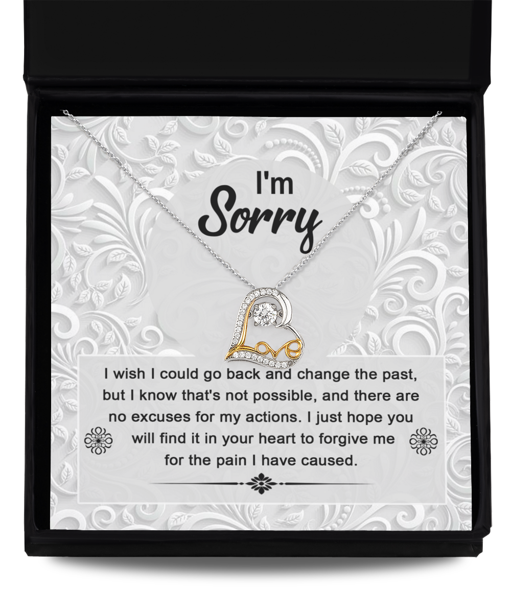 I'm Sorry | Change The Past | Love Dancing Necklace