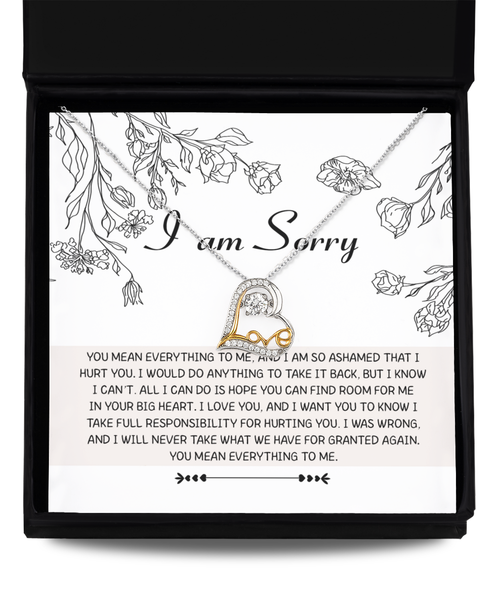 I Am Sorry | Your Big Heart | Love Dancing Necklace