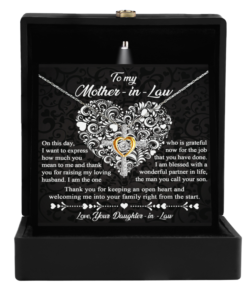 Mother-In-Law | An Open Heart | Cross Dancing Necklace