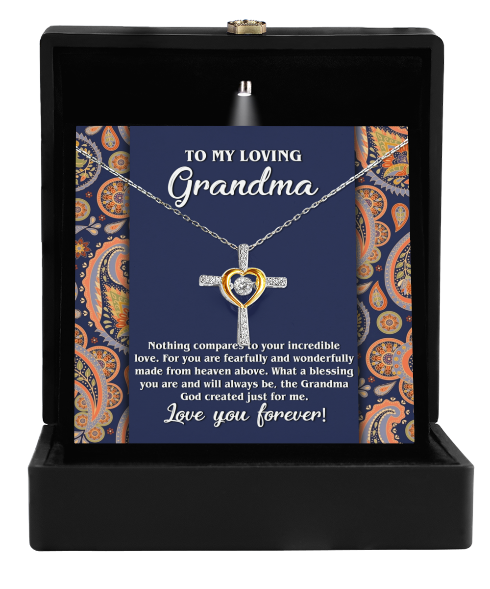 My Loving Grandma | Just For Me | Cross Dancing Necklace