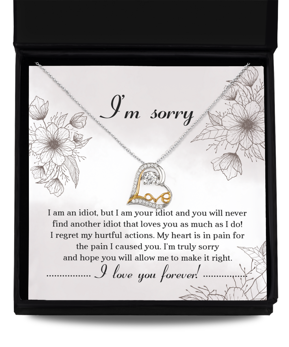 I'm Sorry | For The Pain | Love Dancing Necklace