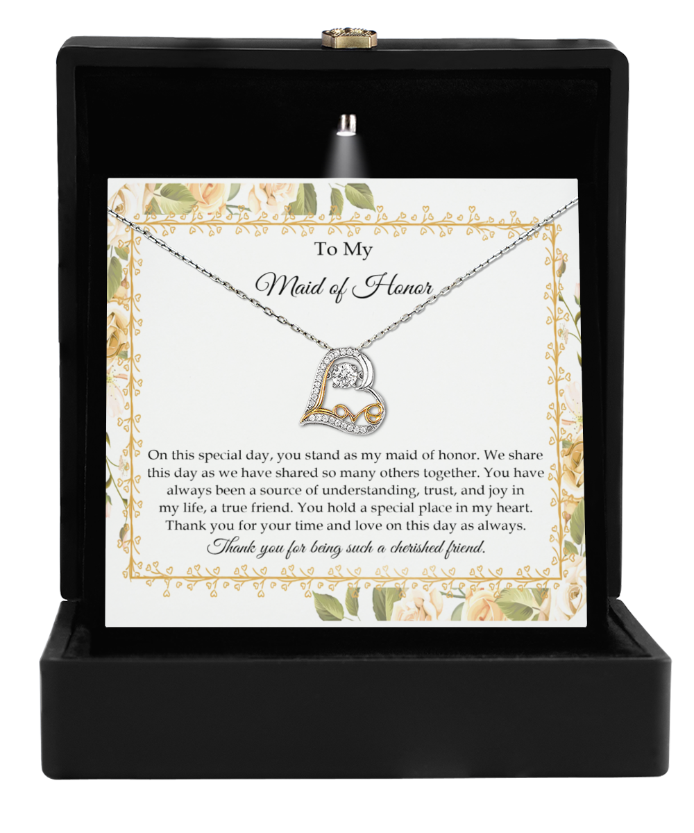 Maid of Honor | Share This Day | Love Dancing Necklace