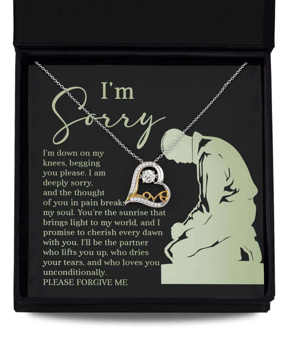 I'm Sorry | On My Knees | Love Dancing Necklace