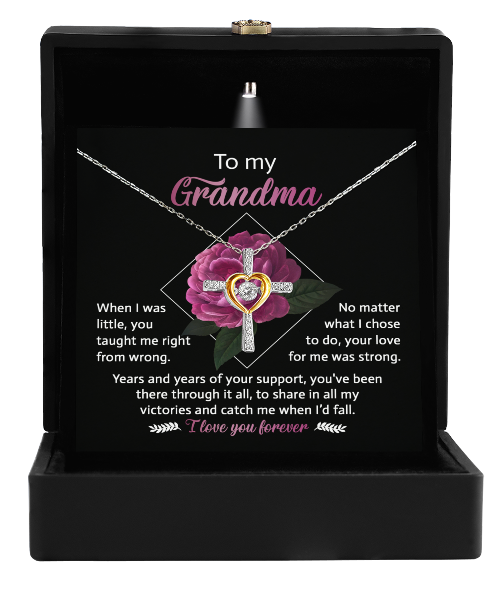 Grandma | Love For Me | Cross Dancing Necklace