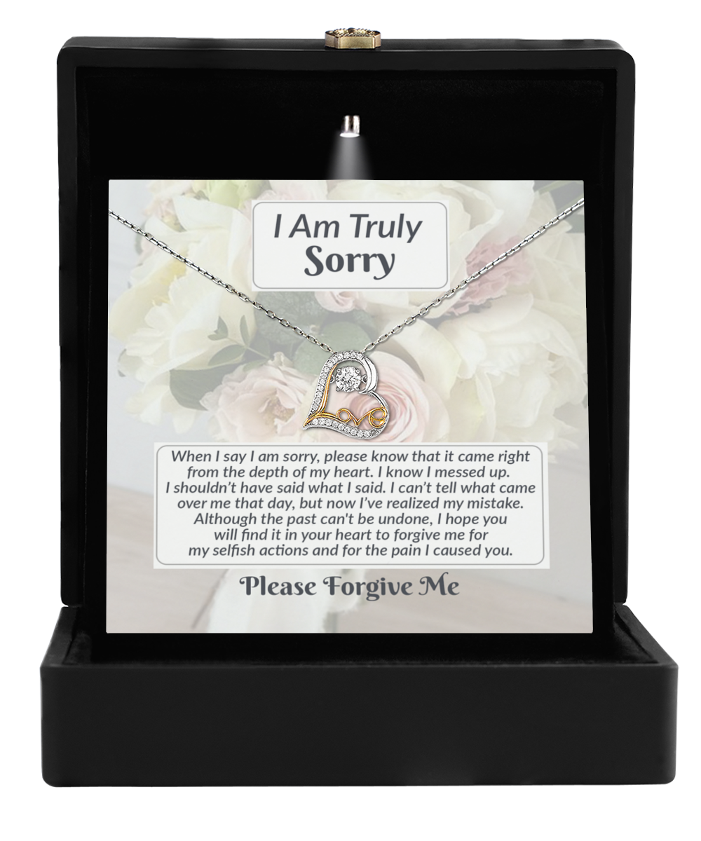 I Am Truly Sorry | What I Said | Love Dancing Necklace