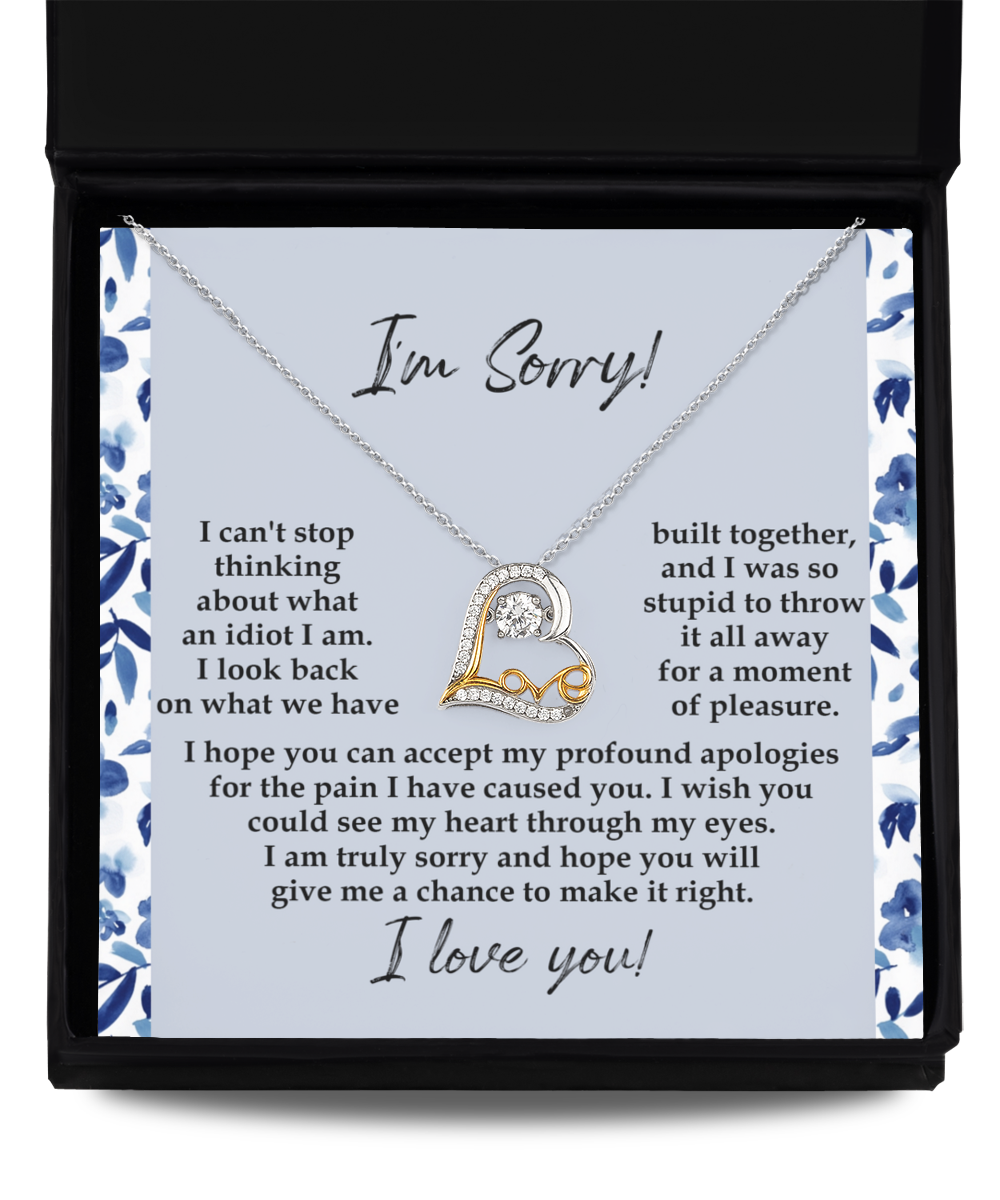 I'm Sorry | Through My Eyes | Love Dancing Necklace