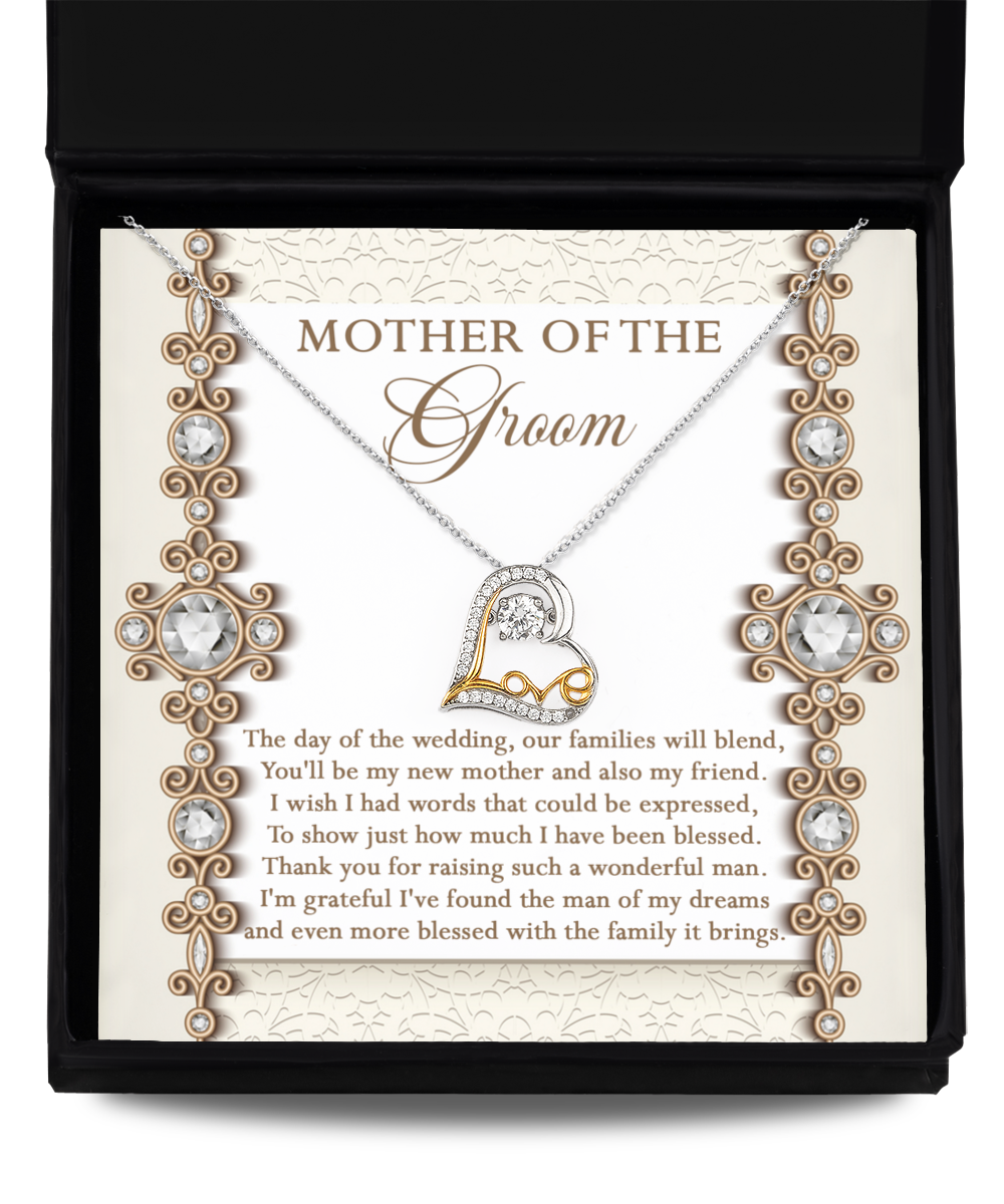 Mom Of Groom | New Mother | Love Dancing Necklace