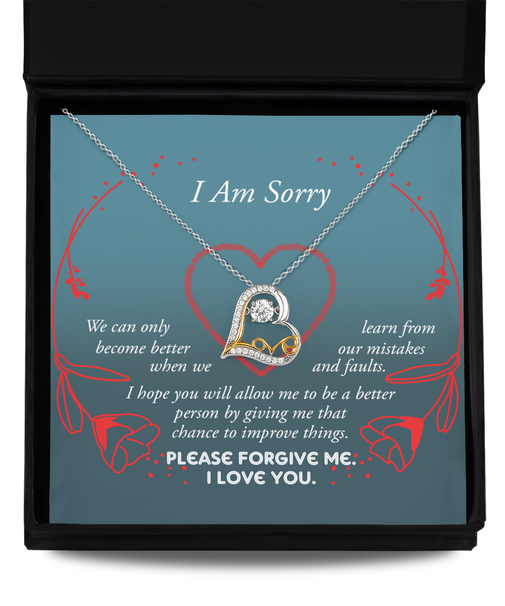 Sorry | Mistakes And Faults | Love Dancing Necklace