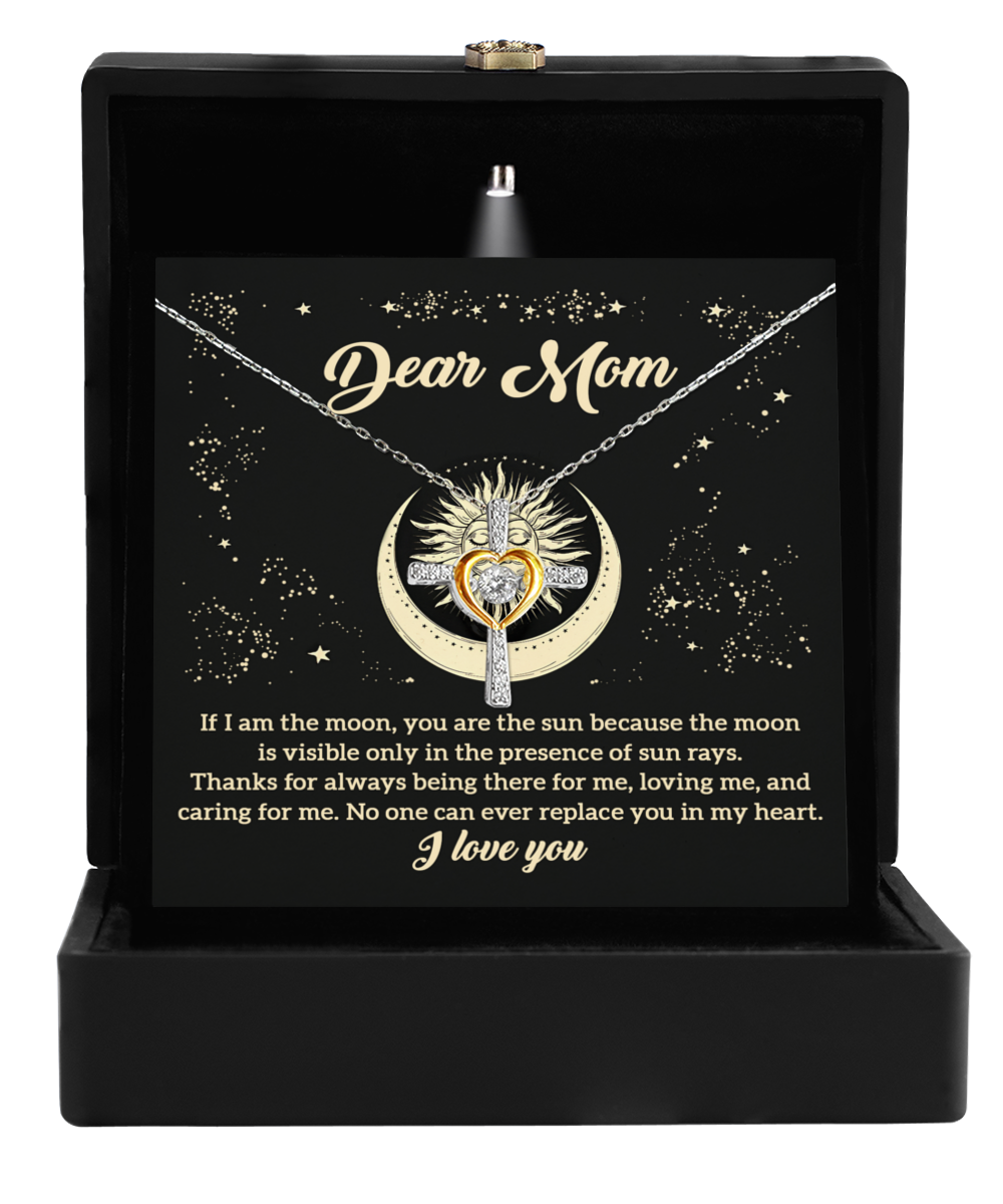 Mom | There For Me | Cross Dancing Necklace