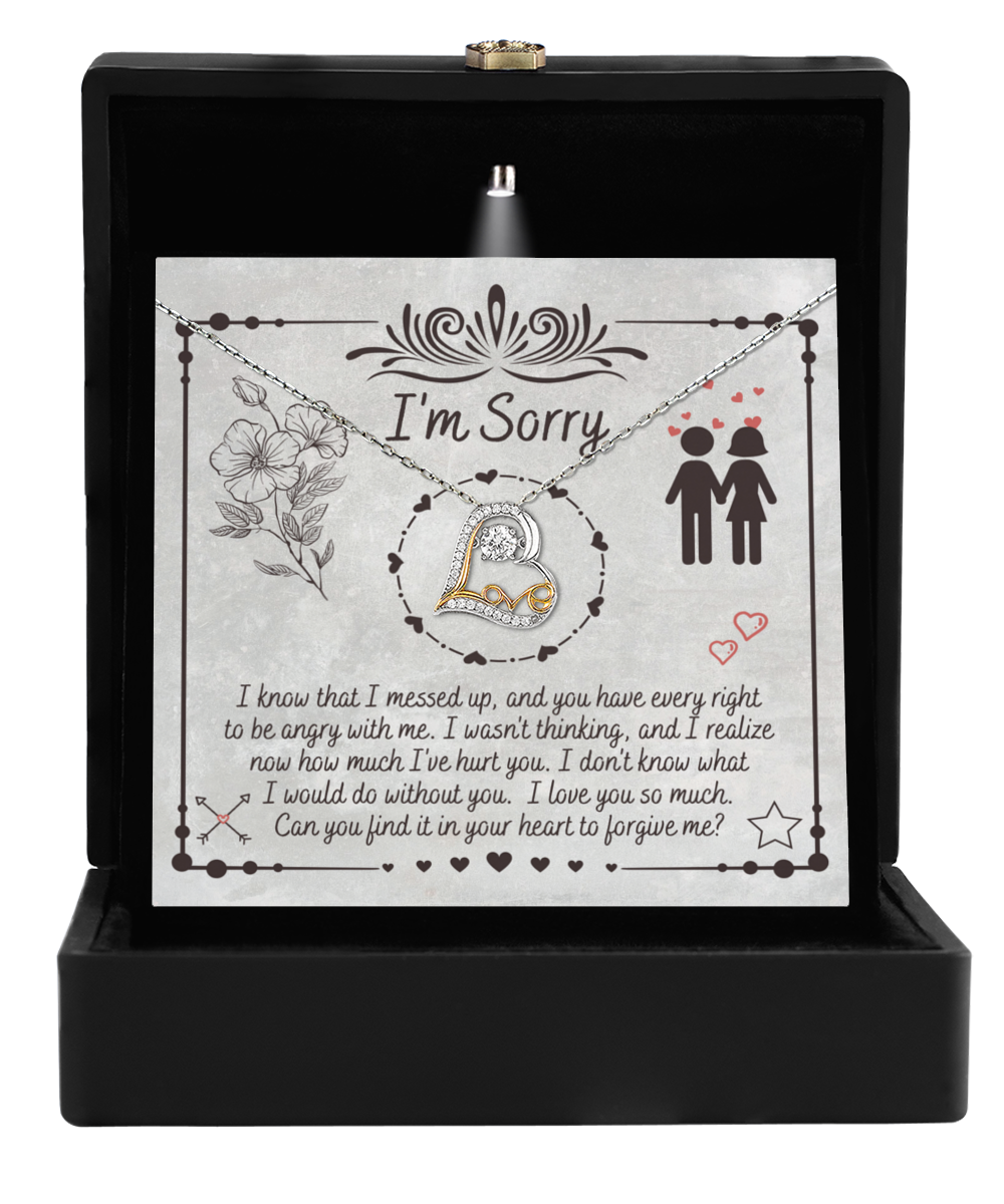 I'm Sorry | I Would Do | Love Dancing Necklace