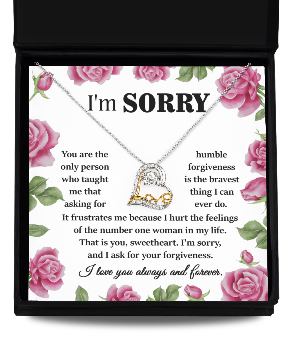 I'm Sorry | Your Forgiveness | Love Dancing Necklace