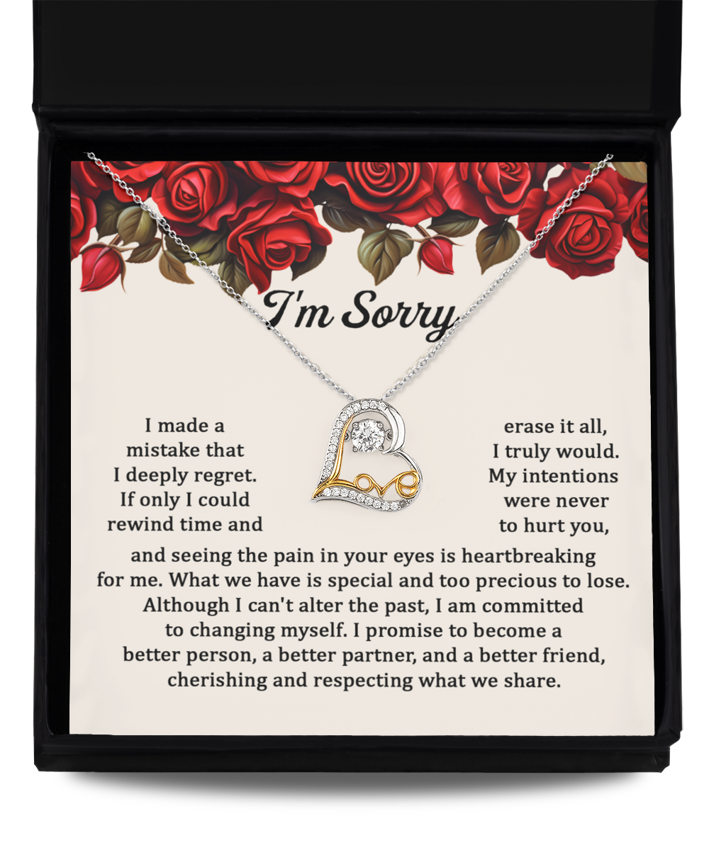 I'm Sorry | Too Precious To Lose | Love Dancing Necklace