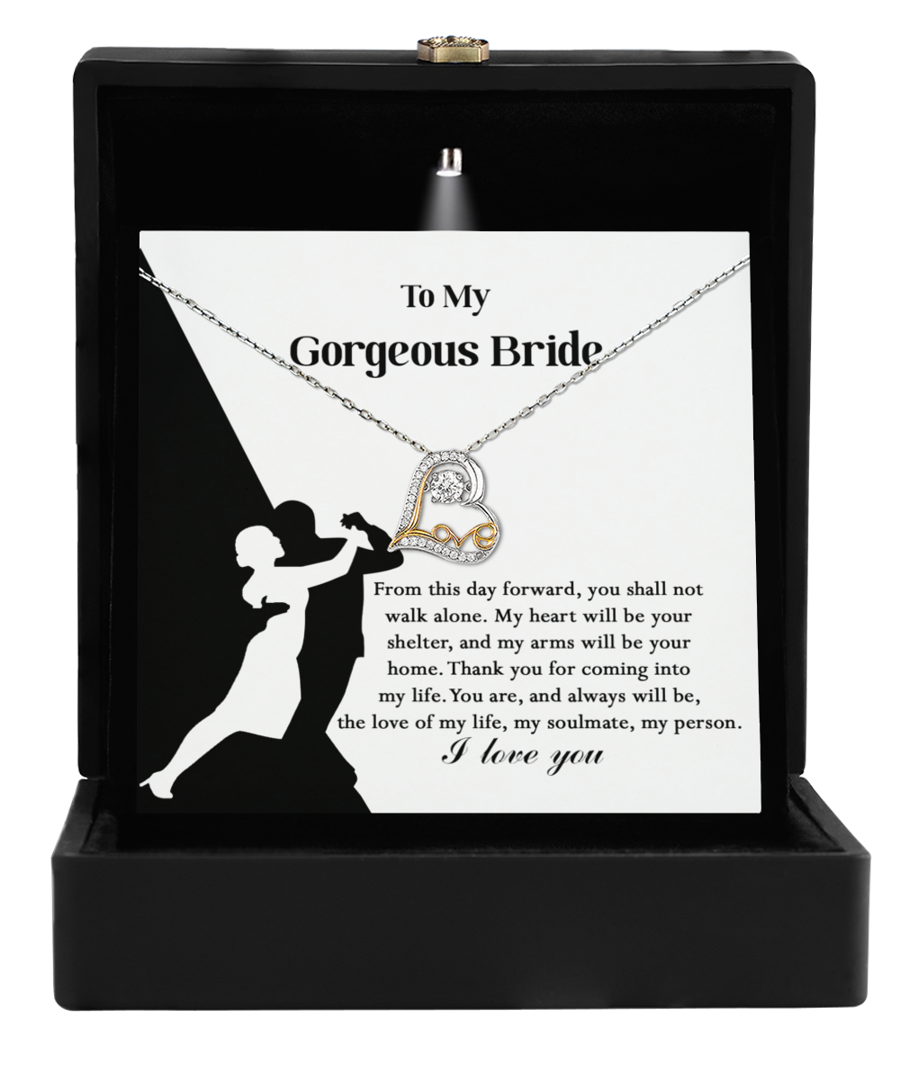 Bride | Be Your Home | Love Dancing Necklace