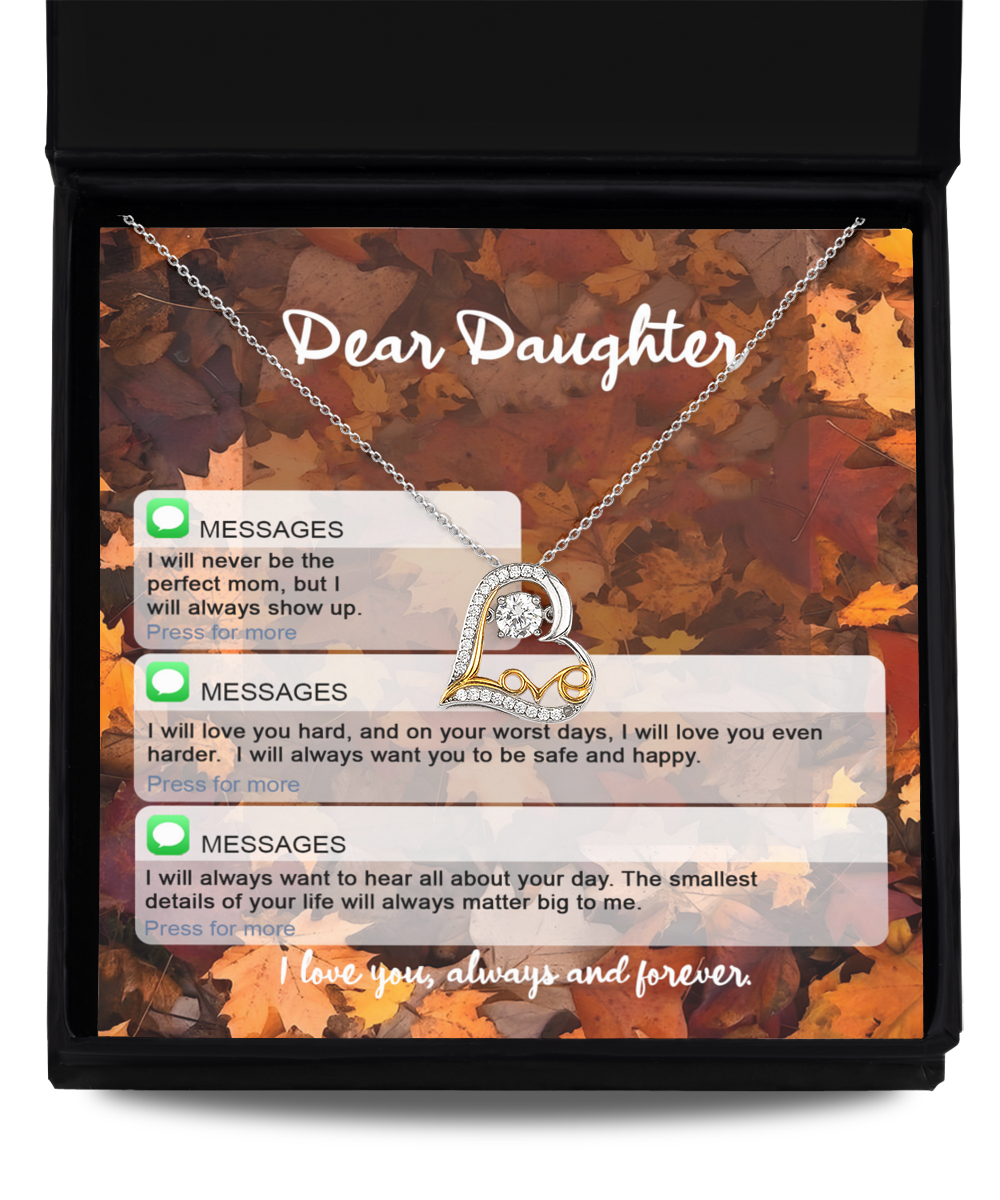 Dear Daughter | Perfect Mom | Love Dancing Necklace