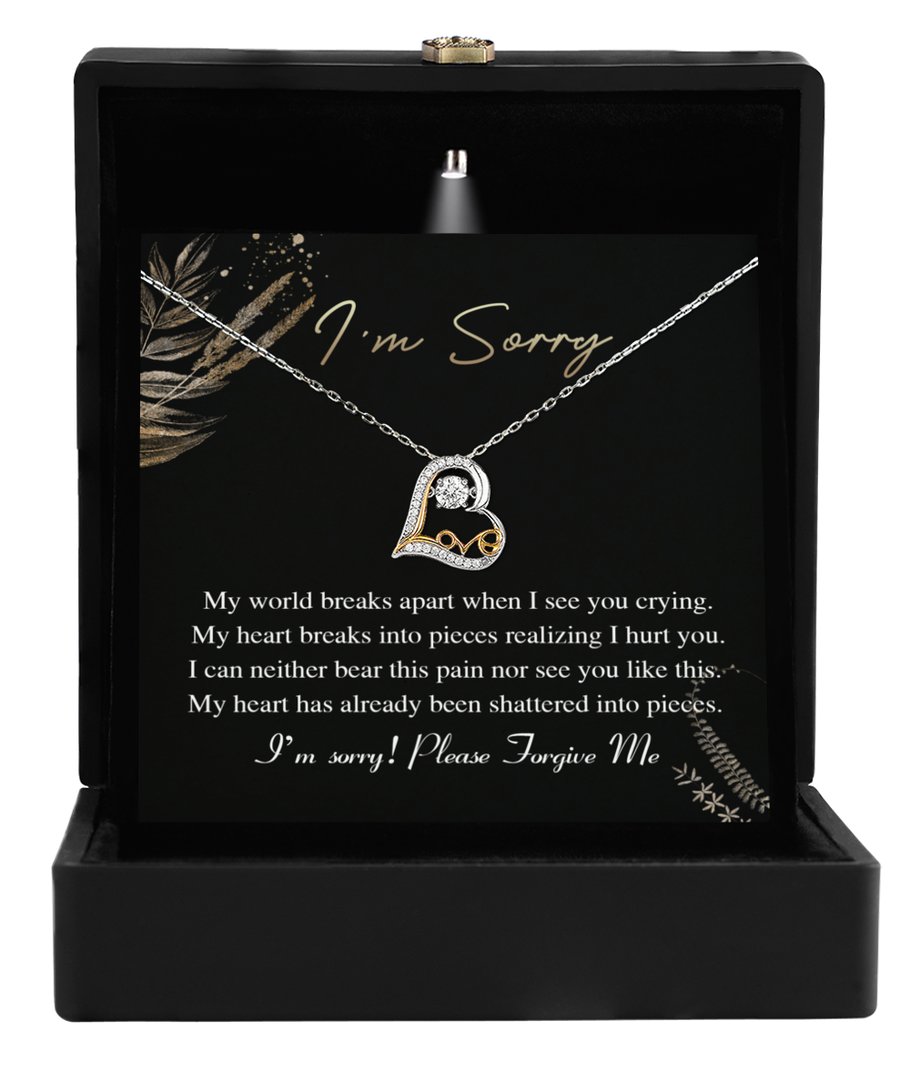 I'm Sorry | When I See You Crying | Love Dancing Necklace