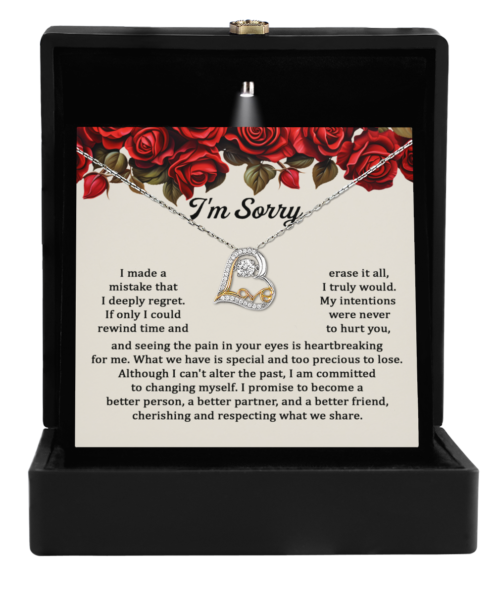 I'm Sorry | Too Precious To Lose | Love Dancing Necklace