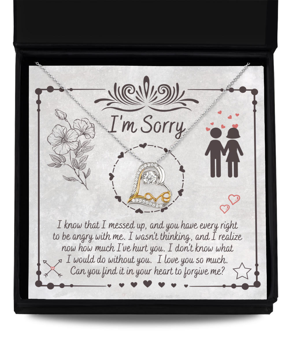 I'm Sorry | I Would Do | Love Dancing Necklace