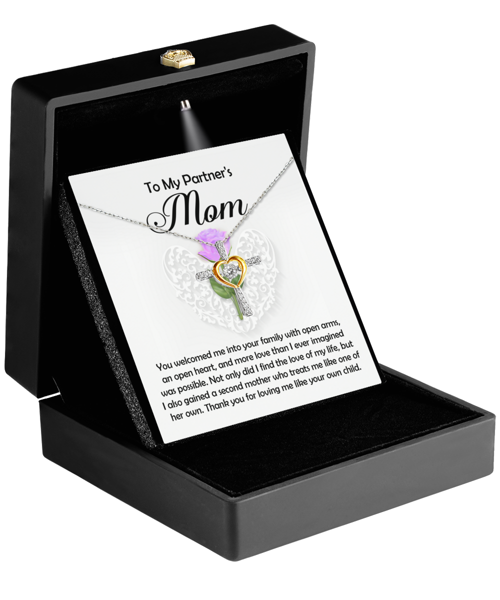 Partner's Mom | A Second Mother | Cross Dancing Necklace