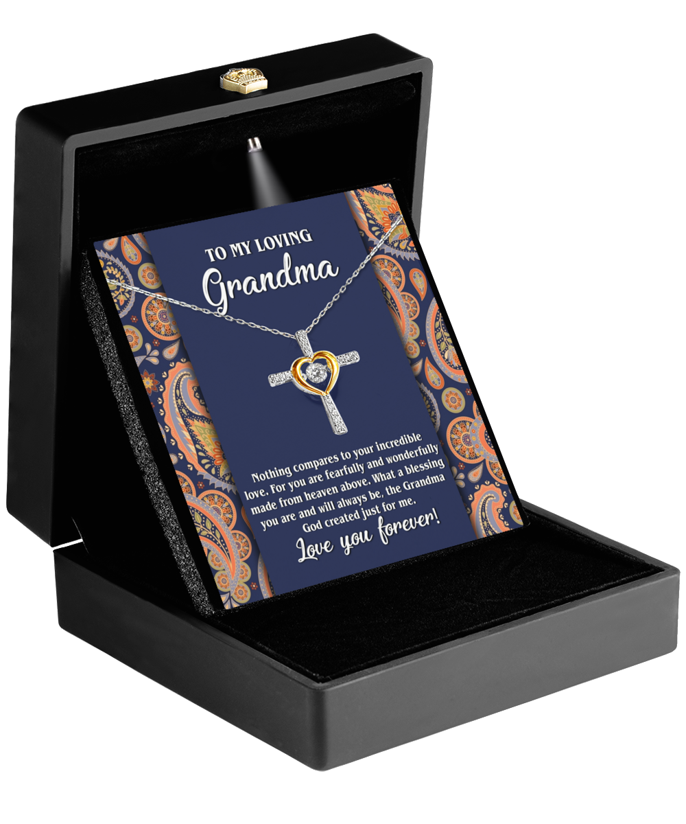 My Loving Grandma | Just For Me | Cross Dancing Necklace