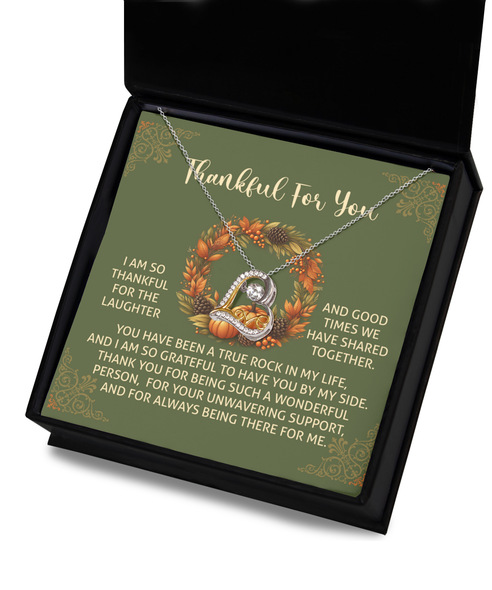 Thankful For You | To Have By My Side | Love Dancing Necklace