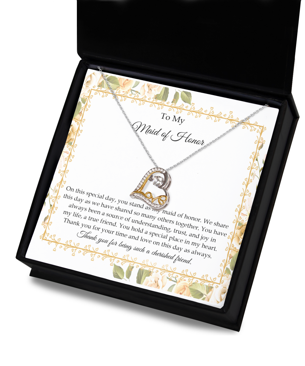 Maid of Honor | Share This Day | Love Dancing Necklace