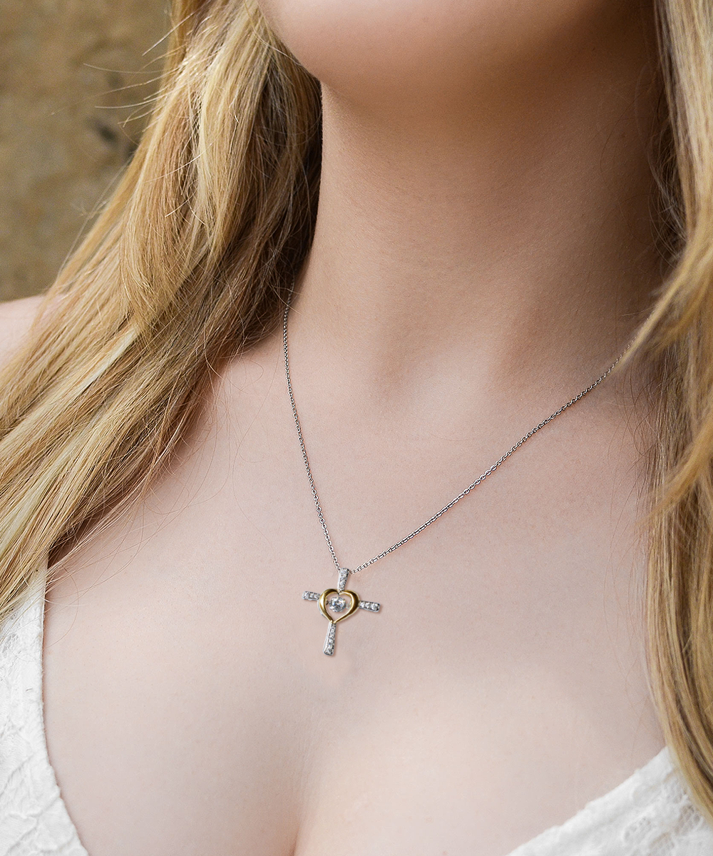 Mom | Forever Grateful | Cross Dancing Necklace