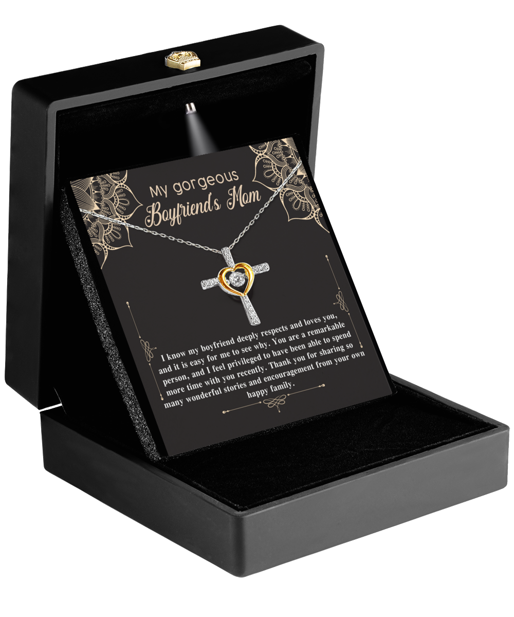 Boyfriend's Mom | Happy Family | Cross Dancing Necklace